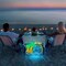 Summer Palm Tree & Dolphin Neon Signs for Wall Decor, Summer Sunrise Wave LED Light Signs for Bedroom, Tropical Neon Lights Signs